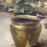 Bird on Pot by Chris Browne